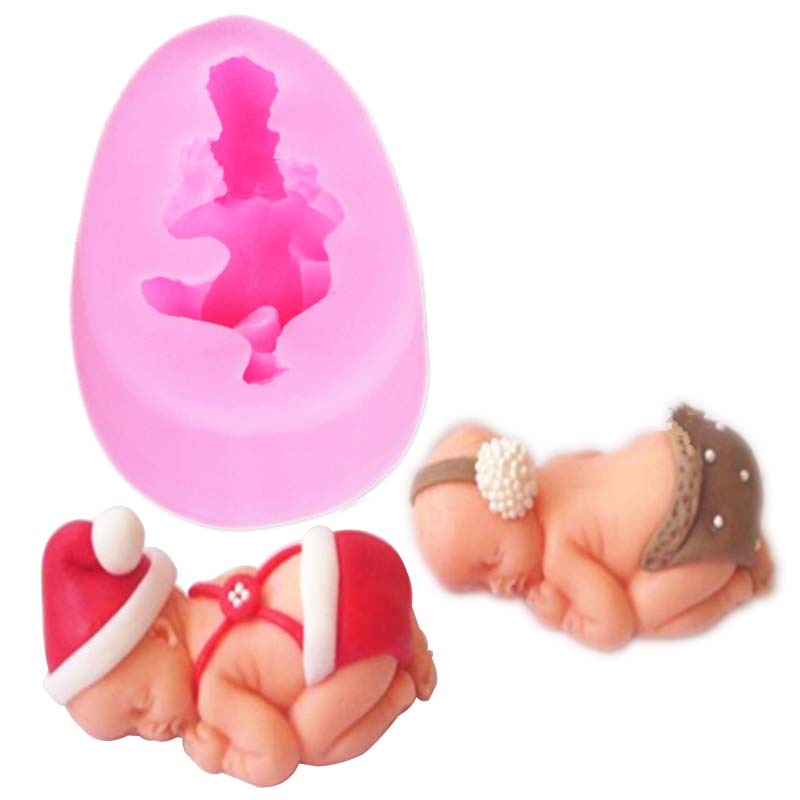 Soap Making Recipes - M046 Ngủ Cho Bé Nến Moulds