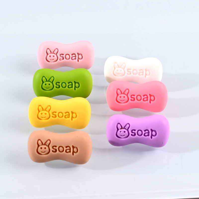 Soap Making In School - 10Pcs Simulation Soap Resin Cabochon Flatback