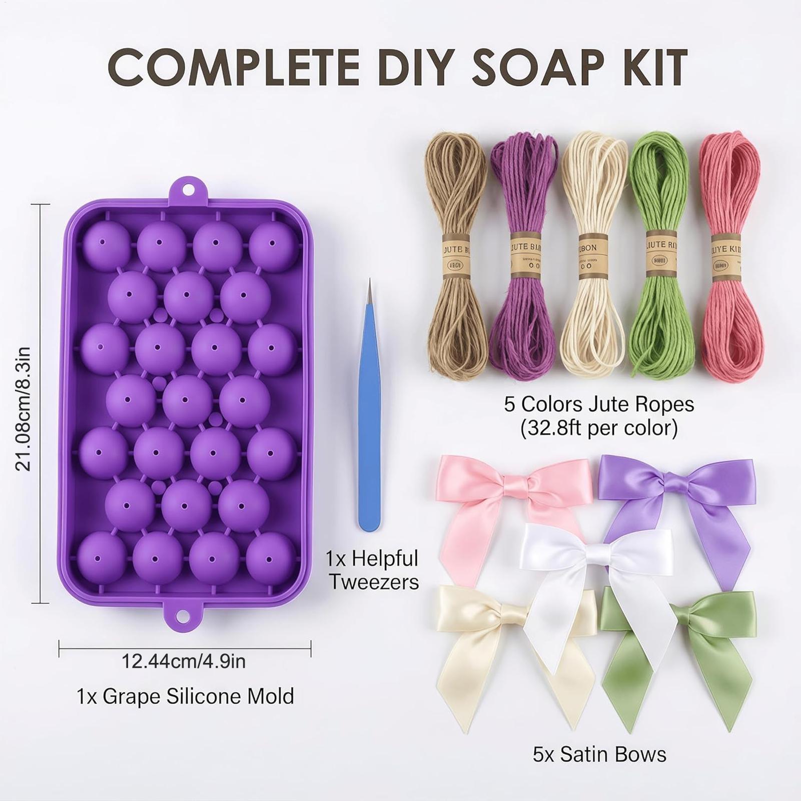 DIY Soap Making Kit Grape Soap - đánh giá và giá Soap Making Essentials