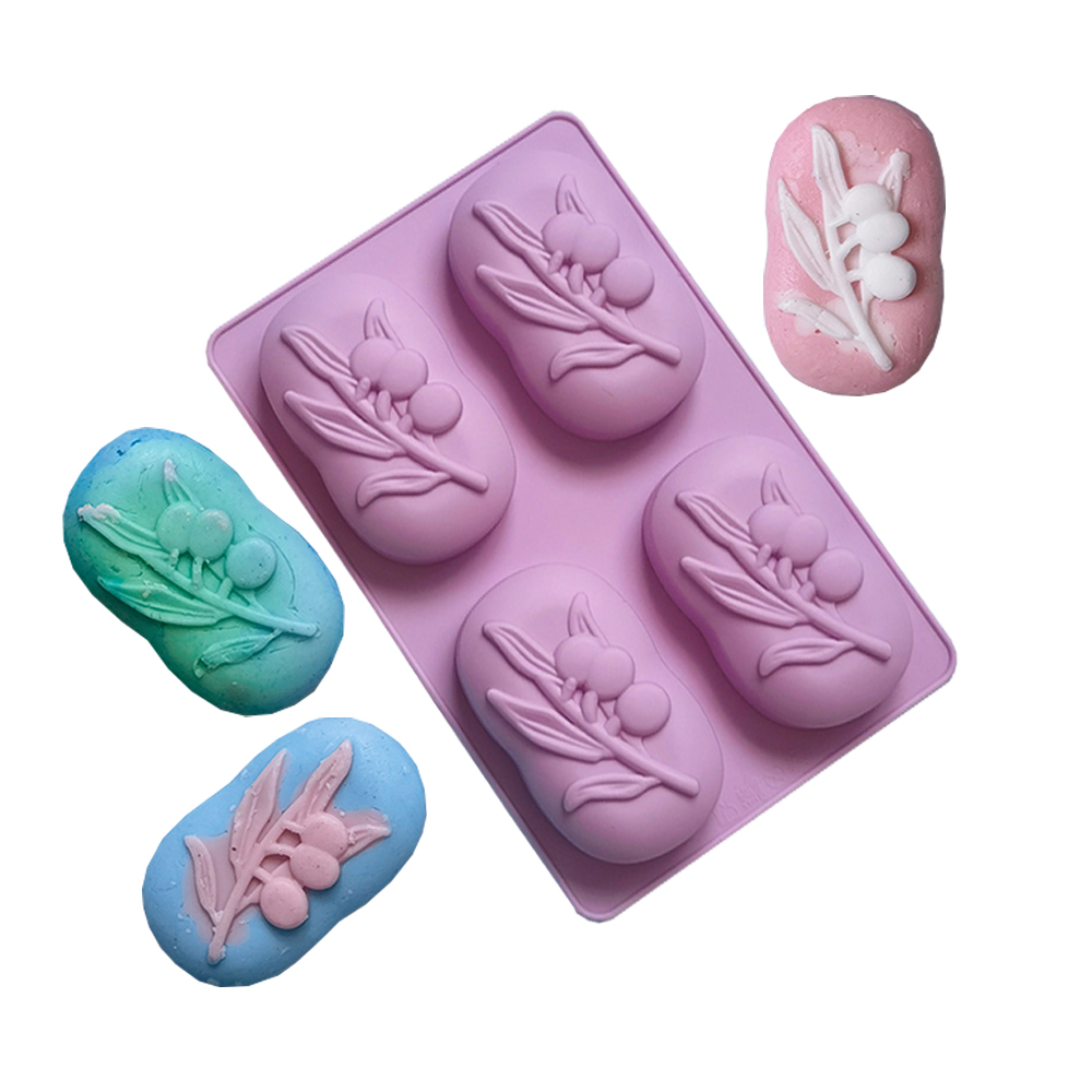 4 Cavities Oval Olive Tree Sil - đánh giá và giá Soap Making Essentials