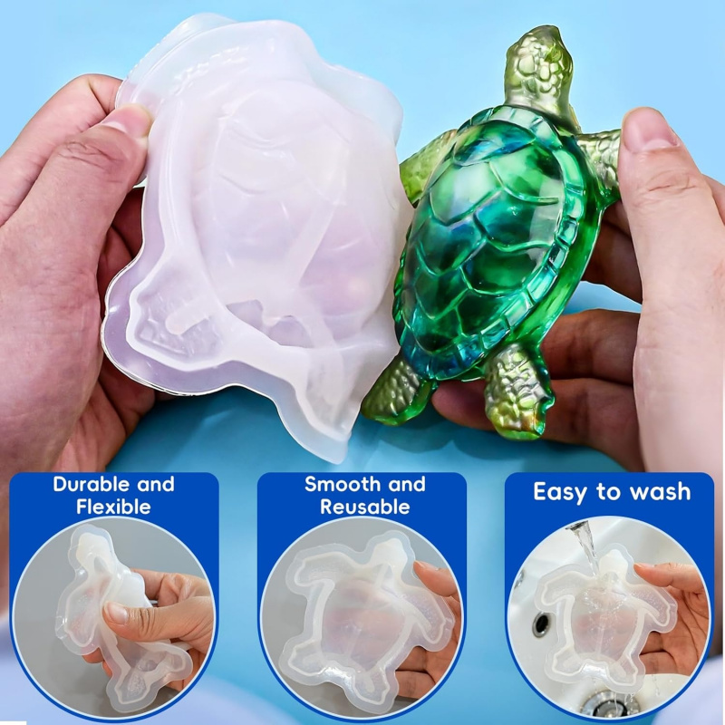 2Animal Resin Mold Set，3DTurtl - đánh giá và giá Soap Making Kit Amazon