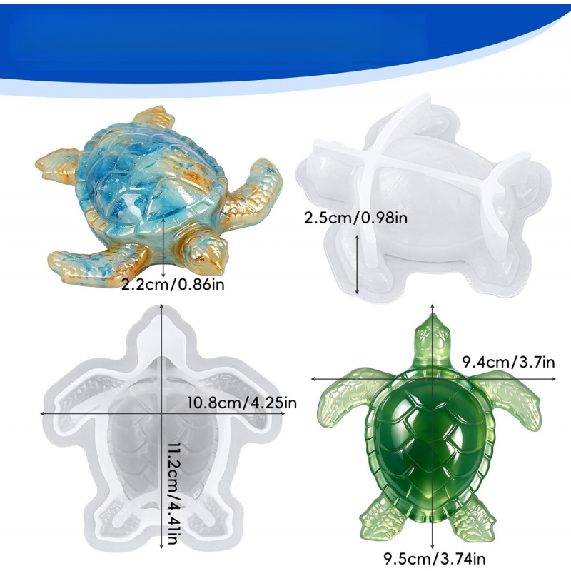 2Animal Resin Mold Set，3DTurtl - đánh giá và giá Soap Making Kit Amazon