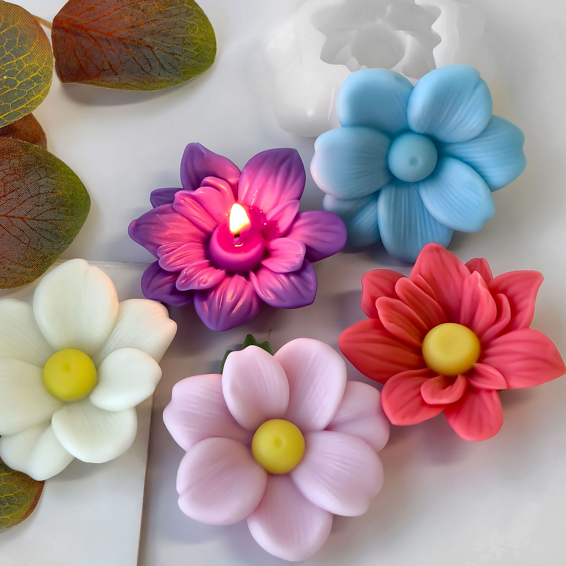DIY Flowers Aroma Candle Silic - đánh giá và giá Soap Making Essentials