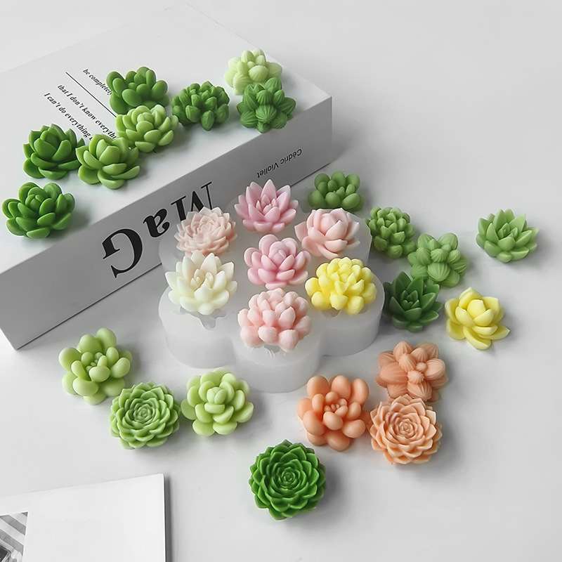 7 In1 Succulent Cactus Silicon - đánh giá và giá Soap Making Essentials