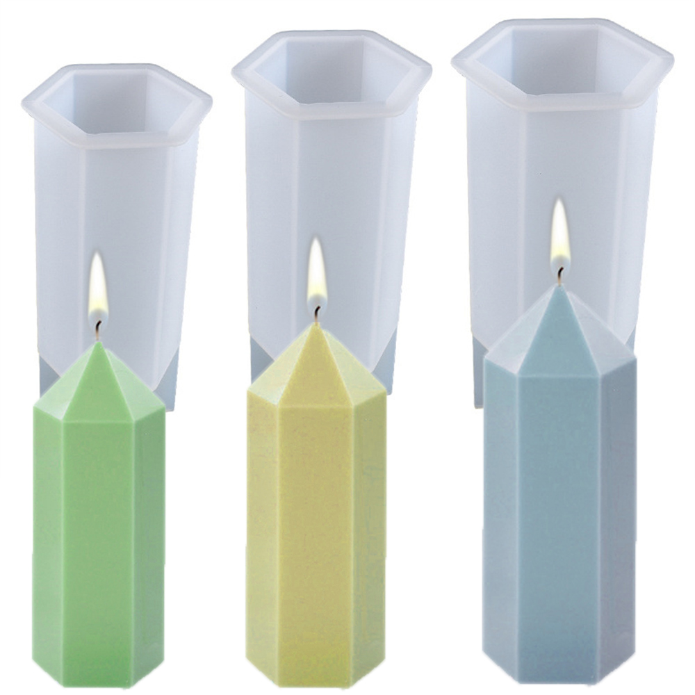 3D Hexagonal Column Candle Mol - đánh giá và giá Soap Making Essentials