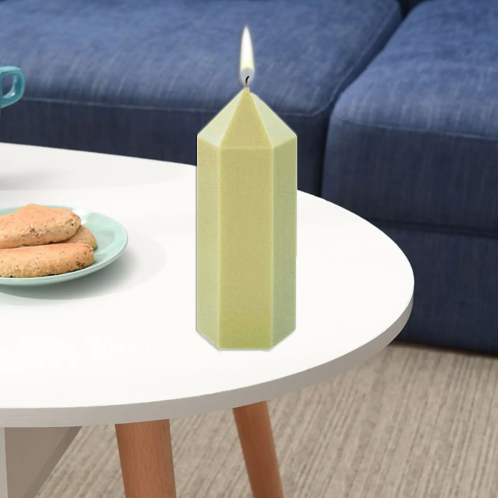 3D Hexagonal Column Candle Mol - đánh giá và giá Soap Making Essentials