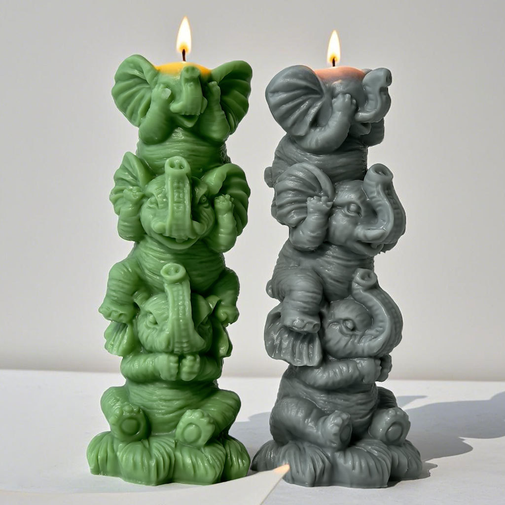 DIY Stacking Elephants Silicon - đánh giá và giá Soap Making Essentials
