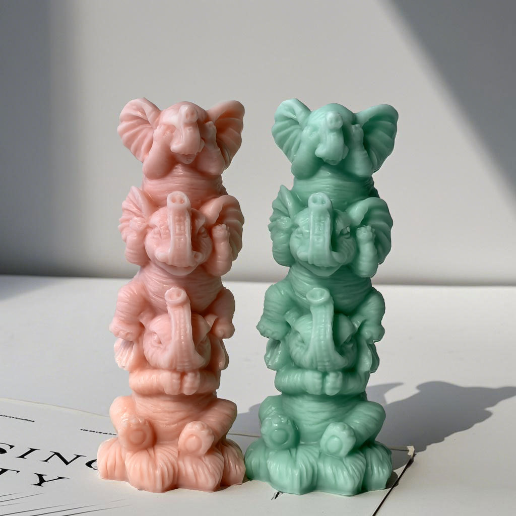 DIY Stacking Elephants Silicon - đánh giá và giá Soap Making Essentials