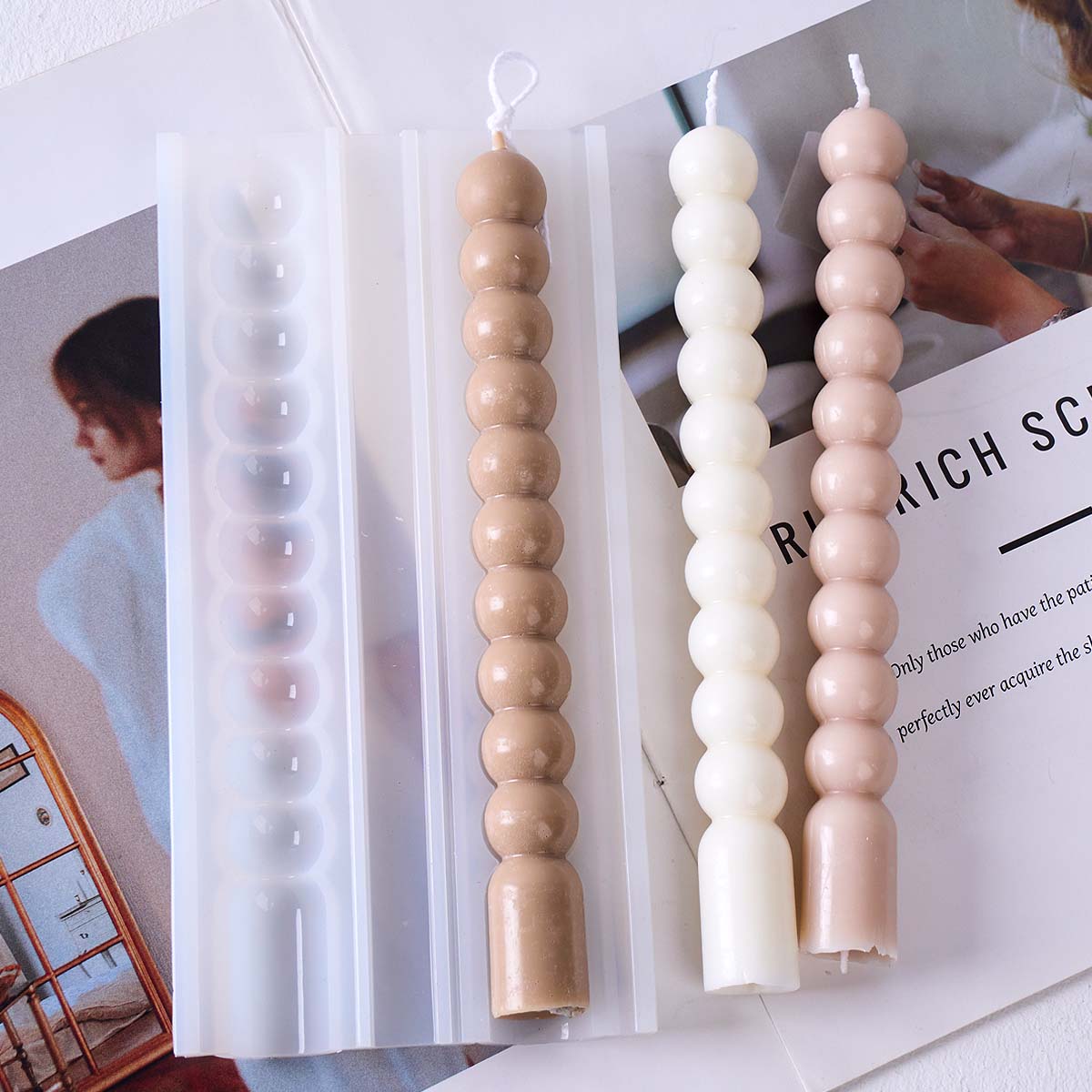 3D Long Stripes Bubble Bead Pi - đánh giá và giá Soap Making Essentials