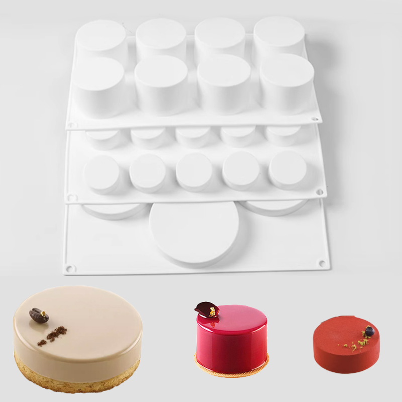 Cylindrical French Mousse Cake - đánh giá và giá Soap Making Tray