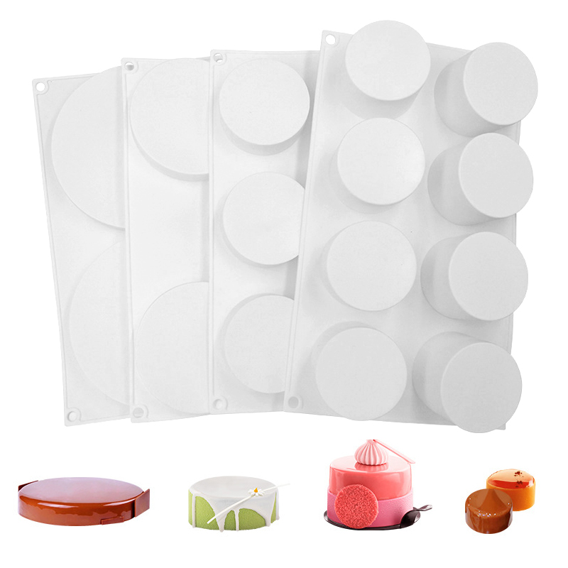 Cylindrical French Mousse Cake - đánh giá và giá Soap Making Tray
