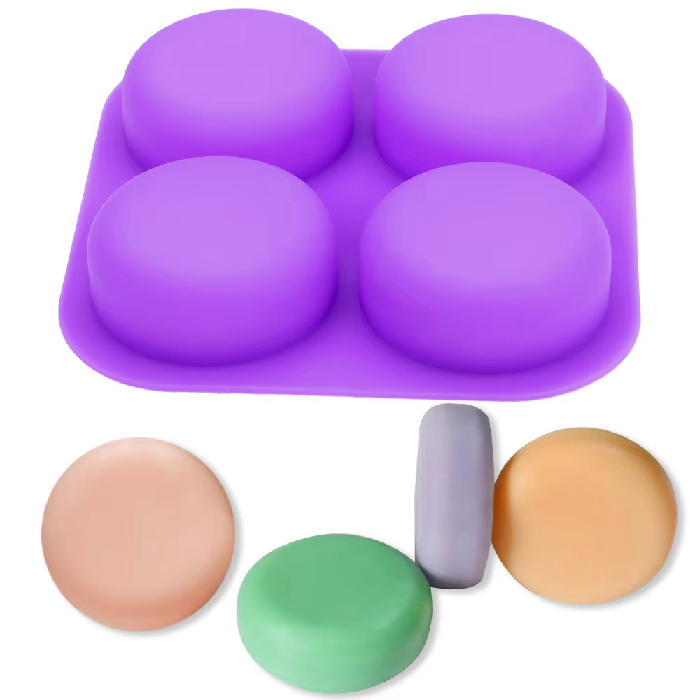 1-2 PCS 4 Cavity Reusable Roun - đánh giá và giá Soap Making Tray