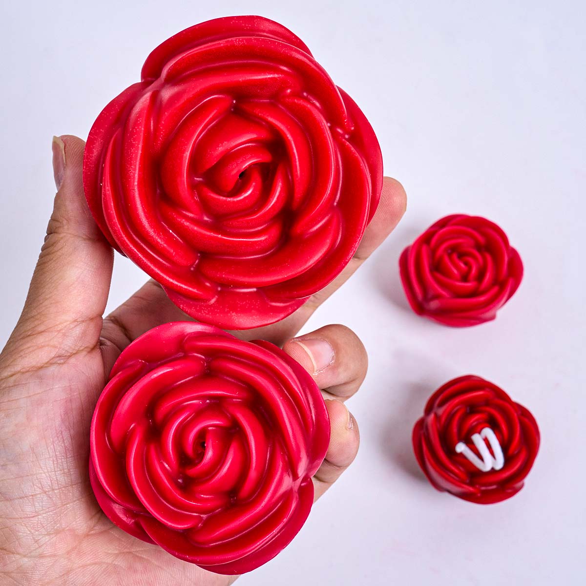 3D Flower Shape Silicone Candl - đánh giá và giá Soap Making Essentials