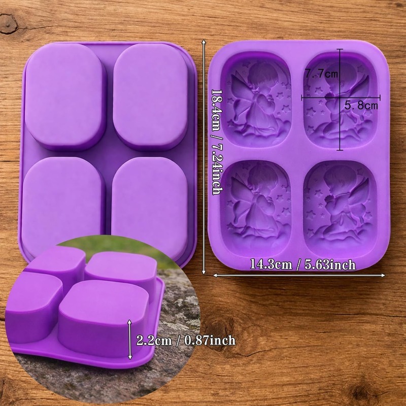 Angel Silicone Mold For Soap M - đánh giá và giá Soap Making Recipes